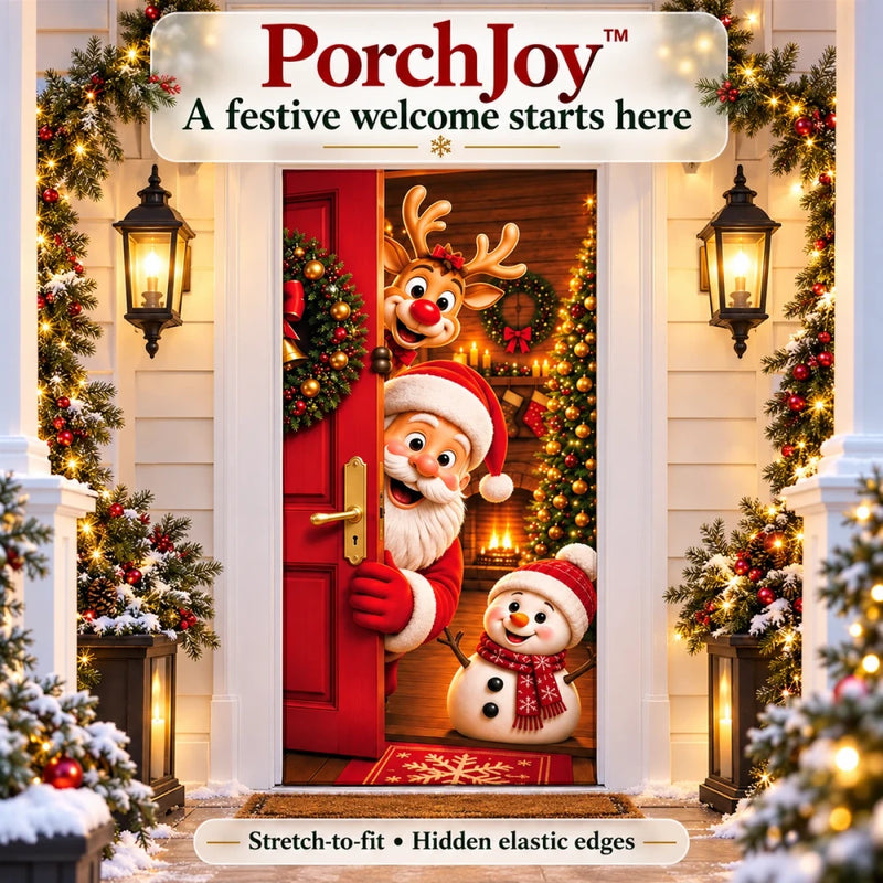50% OFF TODAY | PorchJoy™ - Christmas Door Cover
