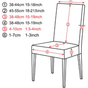 Dustproof Elastic Dining Chair Cover 1pc