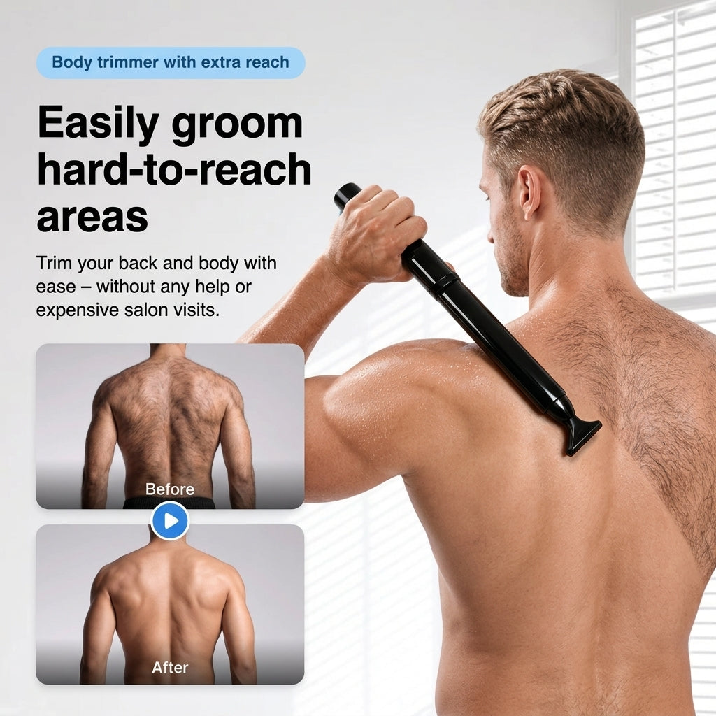 50% OFF TODAY | BackBlade™ - Body Trimmer with Extended Reach