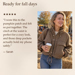 50% OFF TODAY | PlaidCrop™ - Retro Short Coat