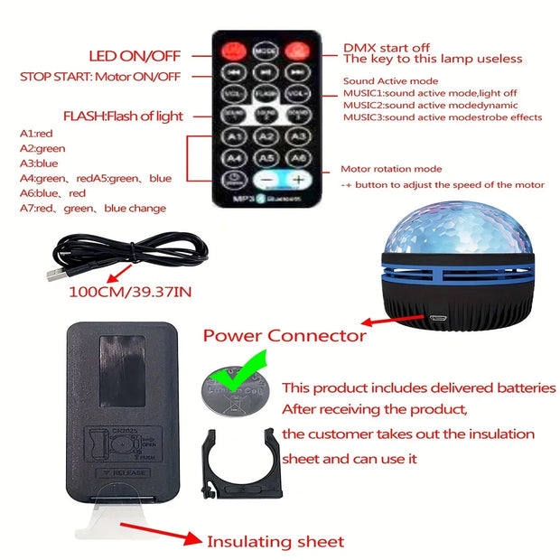 Bedroom Night Light Projector