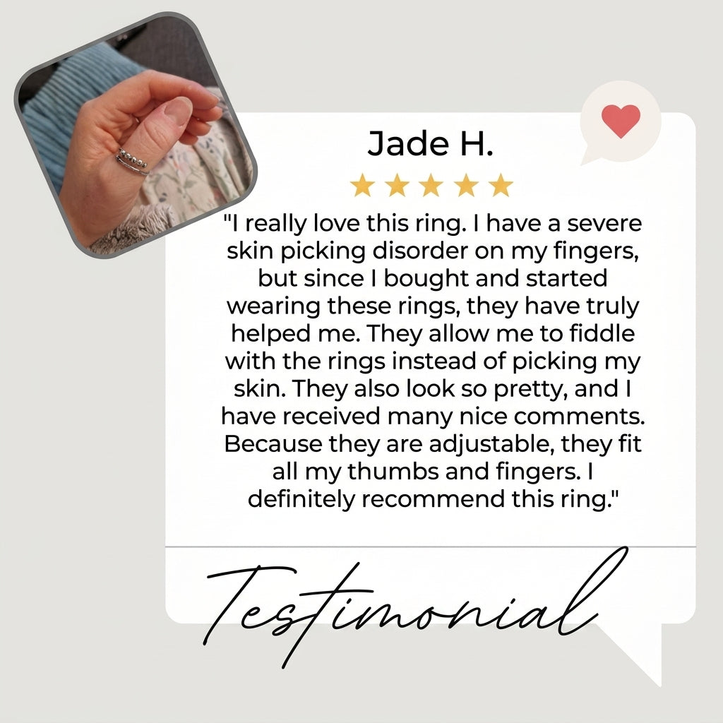 1 + 1 FREE TODAY | CalmComfort™ - Adjustable Anxiety Ring