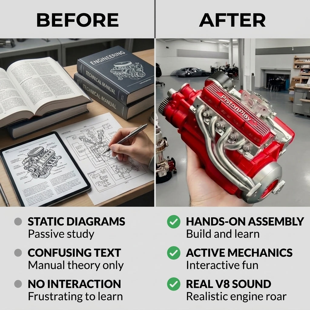 50% OFF TODAY | PistonPlay™- V8 engine