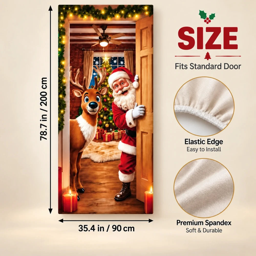 50% OFF TODAY | PorchJoy™ - Christmas Door Cover