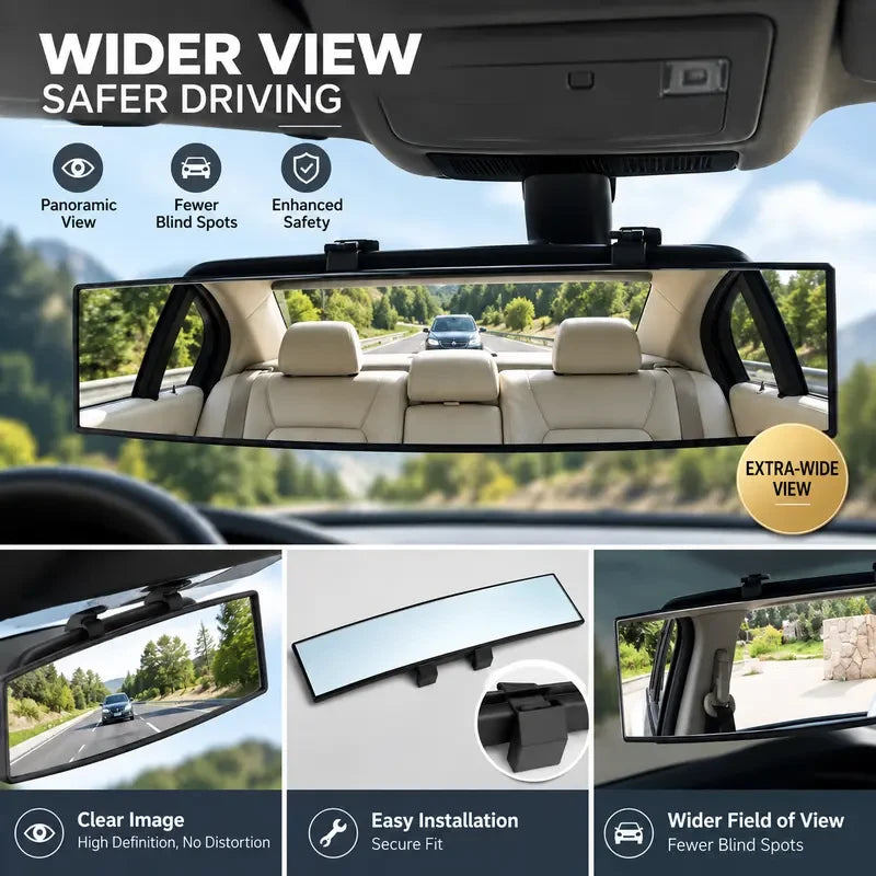 50% OFF TODAY | ClearBack™ - Panoramic Rearview Mirror