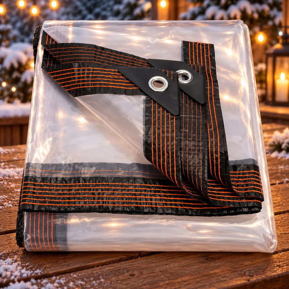 50% OFF TODAY | WindWall™ - Clear Waterproof Tarp