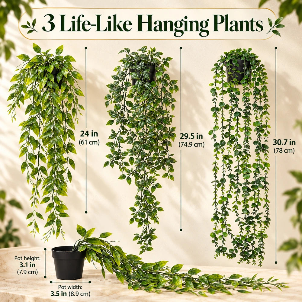 1+2 FREE TODAY | GreenDrape™ - Artificial Hanging Leaf Plants