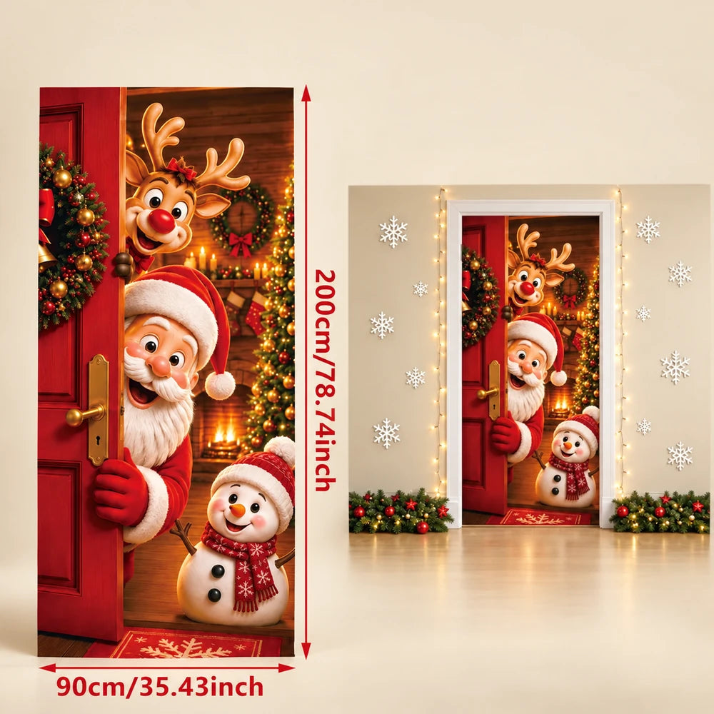50% OFF TODAY | PorchJoy™ - Christmas Door Cover