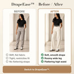 50% OFF TODAY | DrapeEase™ - Business Casual Drape Trousers