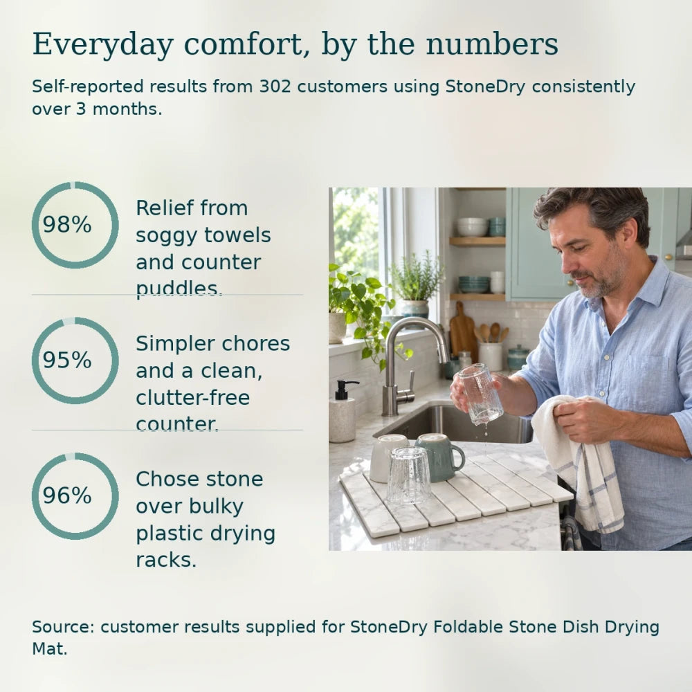 50% OFF TODAY | StoneDry™ - Stone Dish Drying Mat