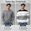 1+2 FREE TODAY | TrioCrew™ - Striped Colorblock Sweatshirt