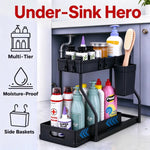 50% OFF TODAY | SinkGlide™ - 2-Tier Under-Sink Rack