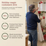 50% OFF TODAY | TreeBath™ - Christmas Shower Curtain