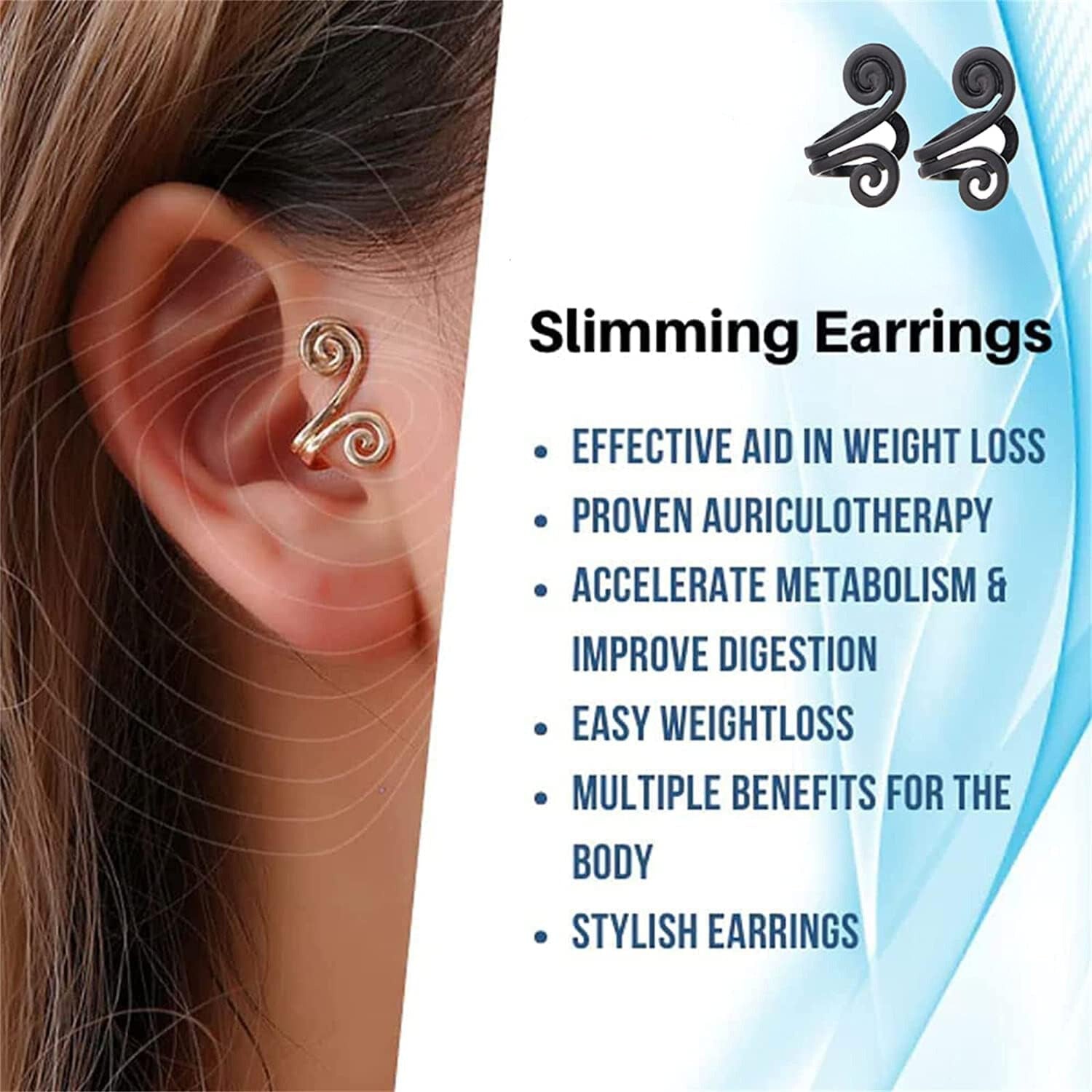50% OFF TODAY | SlimEarrings™ | Acupressure Slimming Earrings
