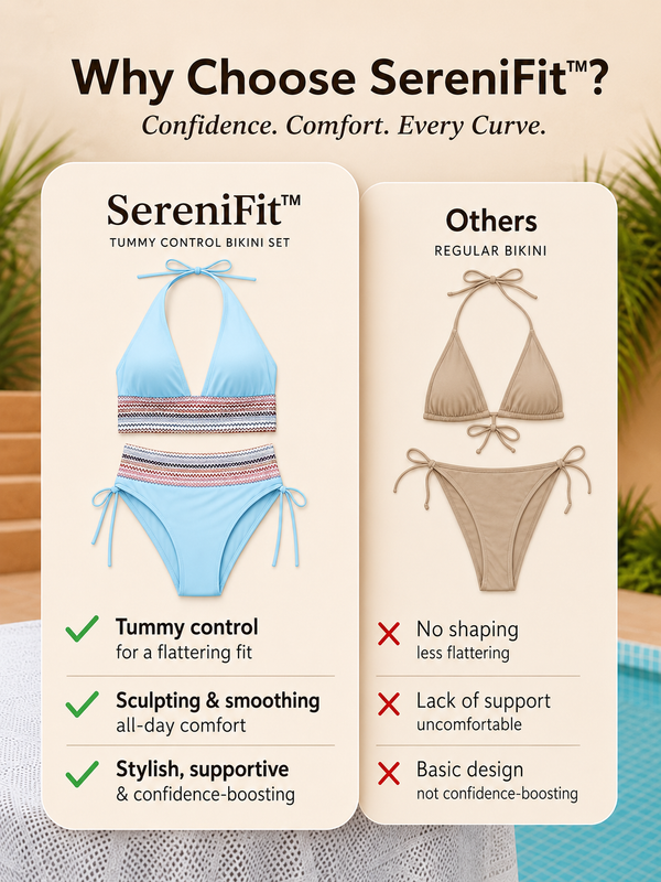 50% OFF TODAY  SereniFit™ - Conquer the beach with confidence and define your shape