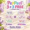 3+3 FREE TODAY | PepPeel™ - Motivational Quote Stickers (Random Design)