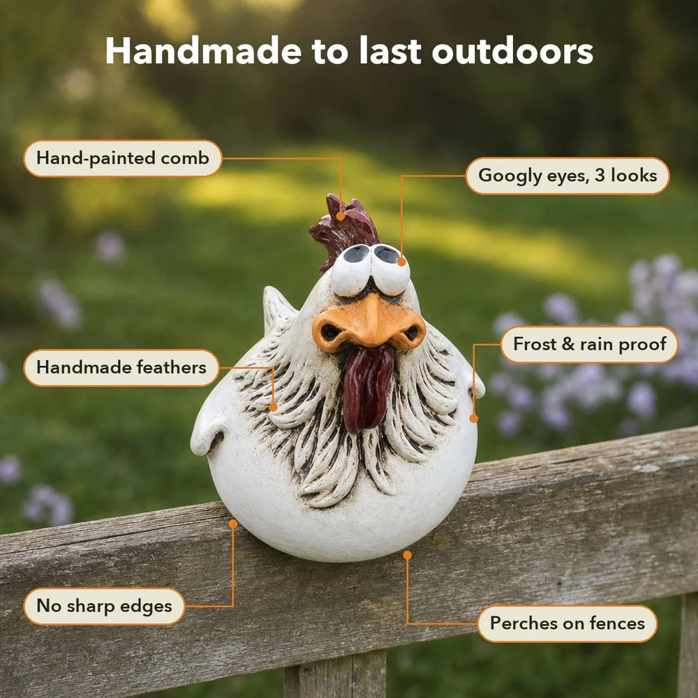 50% OFF TODAY | VibrantRooster™ - The most cheerful garden decoration ever!