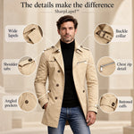50% OFF TODAY | SharpLapel™ - Long Pea Coat
