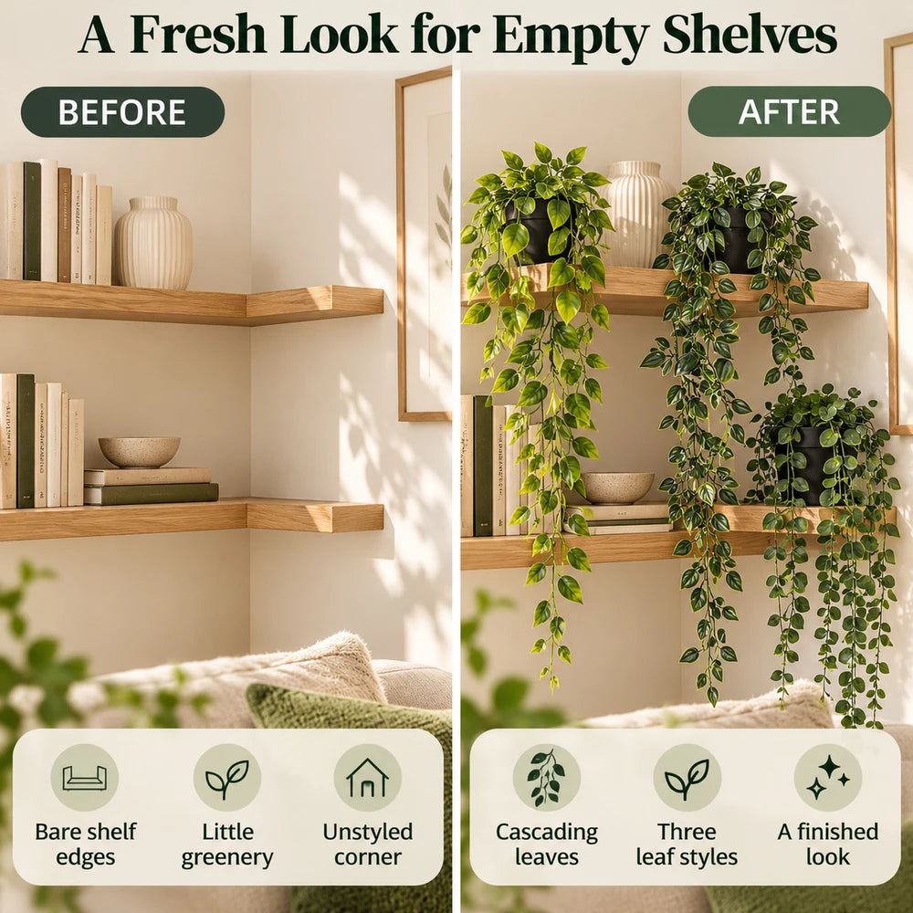 1+2 FREE TODAY | GreenDrape™ - Artificial Hanging Leaf Plants