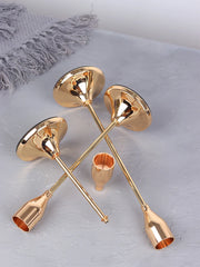 3Pcs/Set European Style Metal Candle Holders