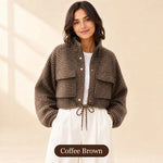 50% OFF TODAY | PlaidCrop™ - Retro Short Coat