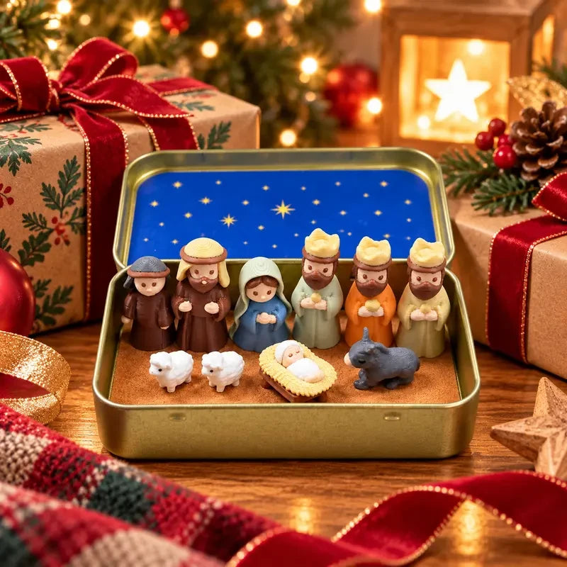 1+1 FREE TODAY | FaithTin™ - Mini Nativity Set