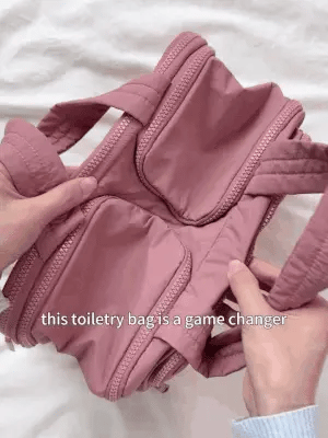 50% OFF TODAY  PuffPack™ - Designed to keep toiletries upright and within easy reach!