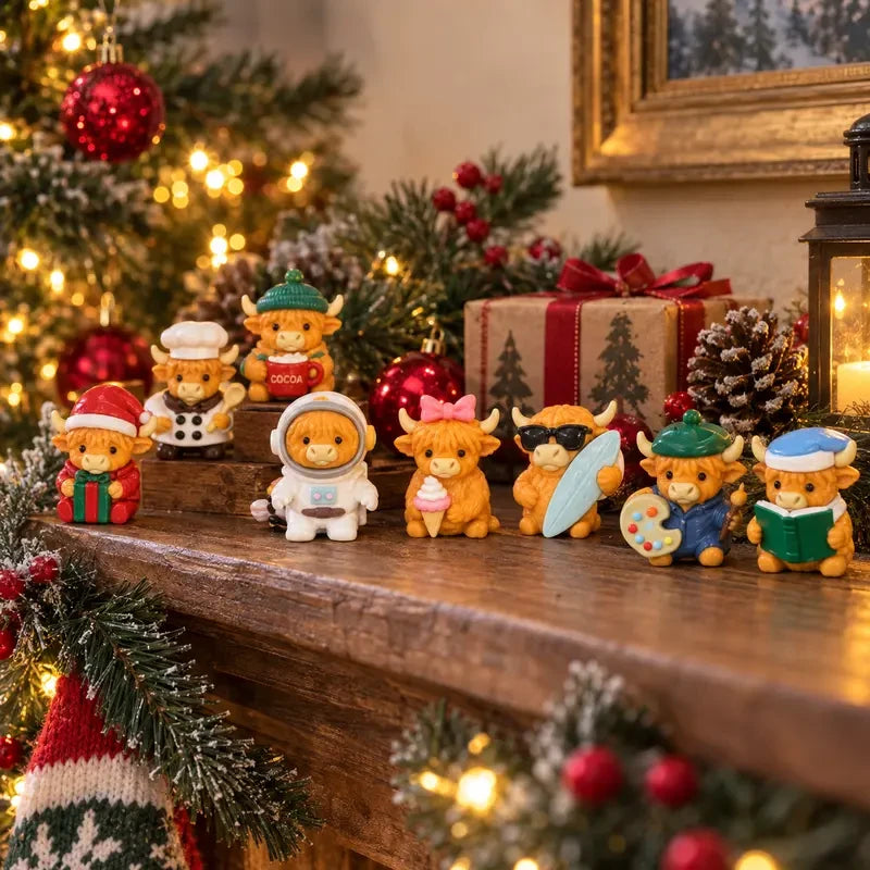 50% OFF TODAY | CowCollect™ - 24-Day Highland Cow Advent Calendar