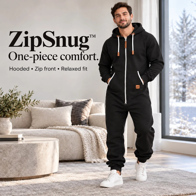 50% OFF TODAY | ZipSnug™ - Fleece Cargo Jumpsuit