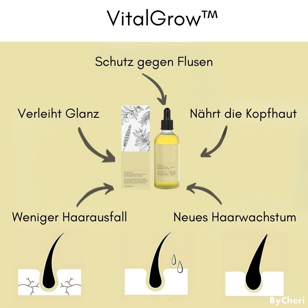 VitalGrow™ | Your Natural Oil Treatment for Hair Growth | 50% OFF