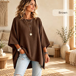 50% OFF TODAY | CozyPoncho™ - Batwing Knit Poncho