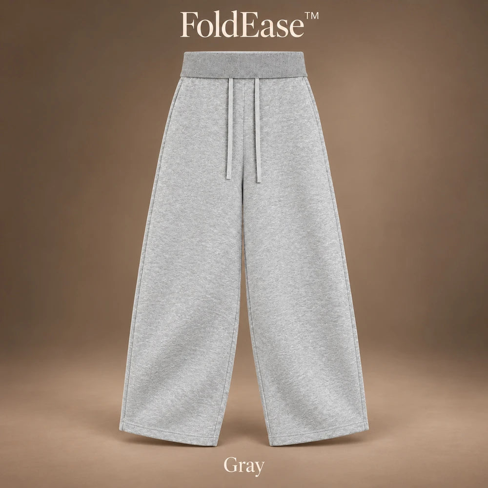 50% OFF TODAY | FoldEase™ - Wide Leg Sweatpants