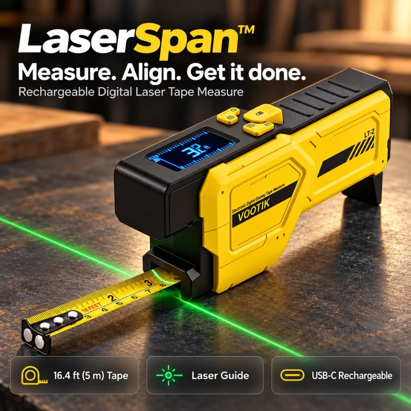 50% OFF TODAY | LaserSpan™ - Digital Laser Tape Measure