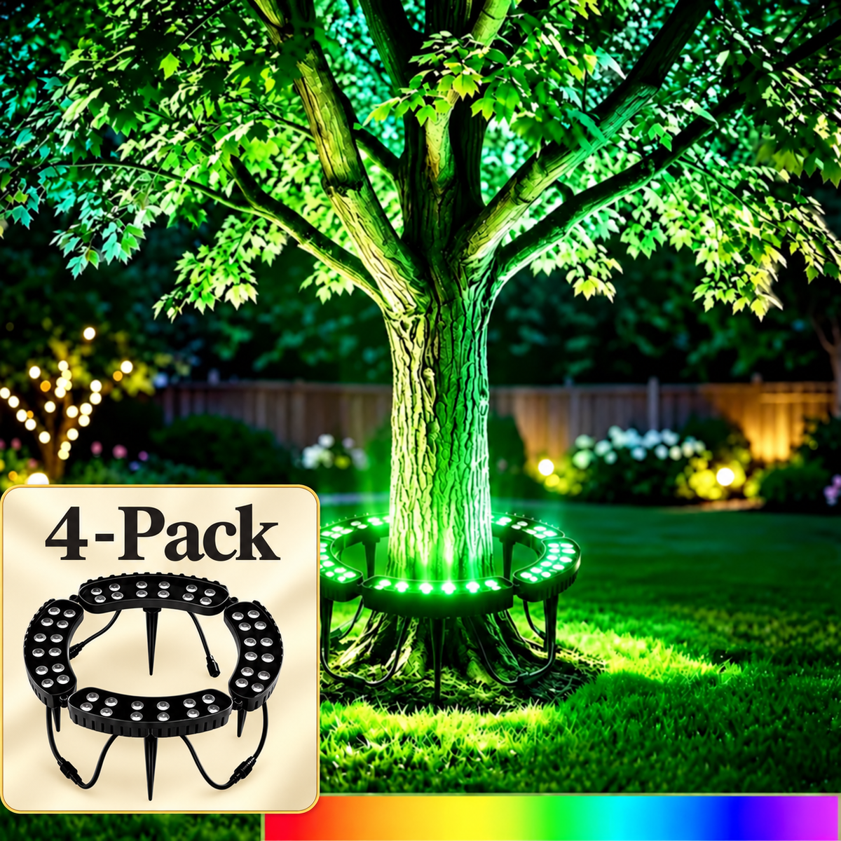 50% OFF TODAY | TrunkGlow™ - Round LED Tree Light