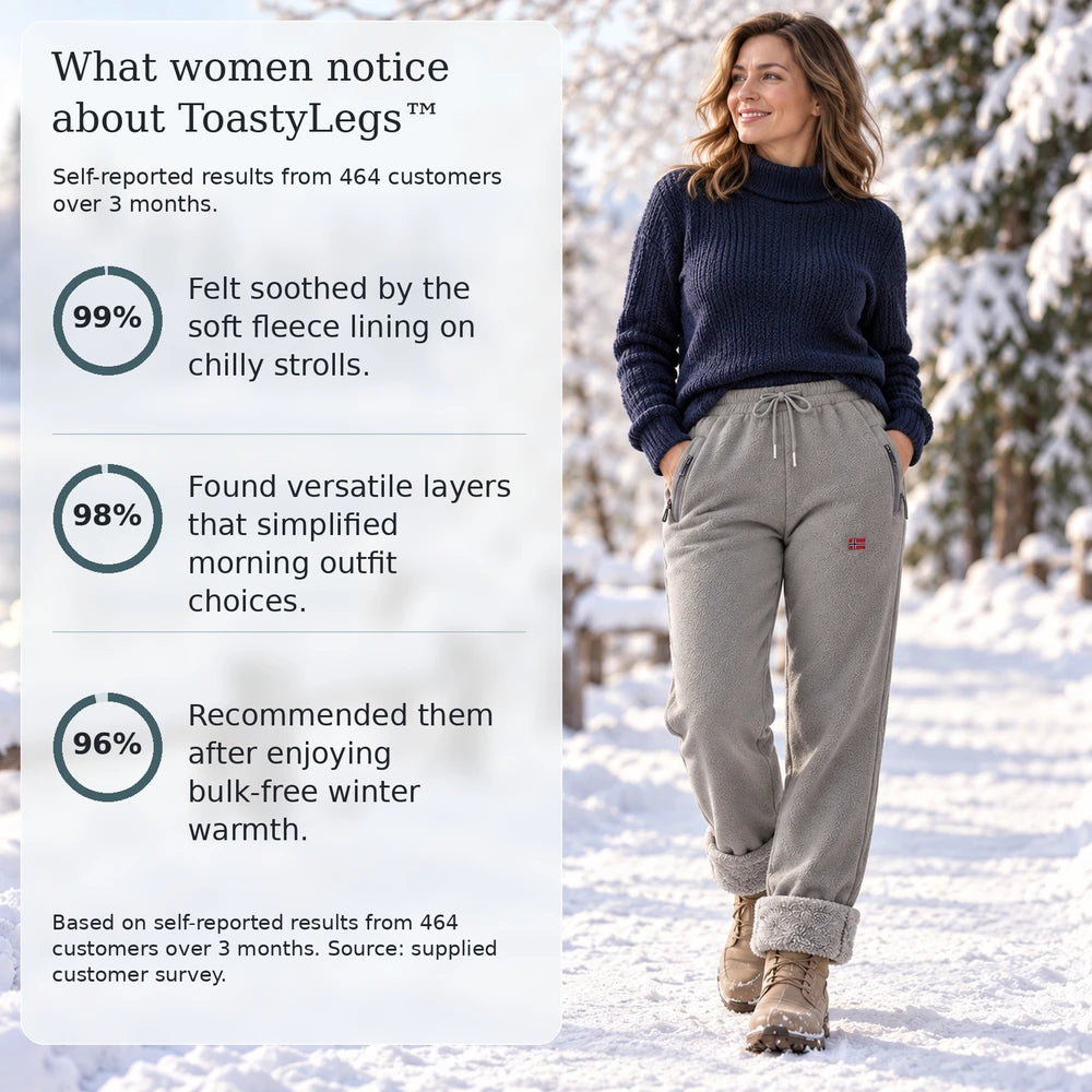 1+1 FREE TODAY | ToastyLegs™ - Fleece-Lined Warm Pants