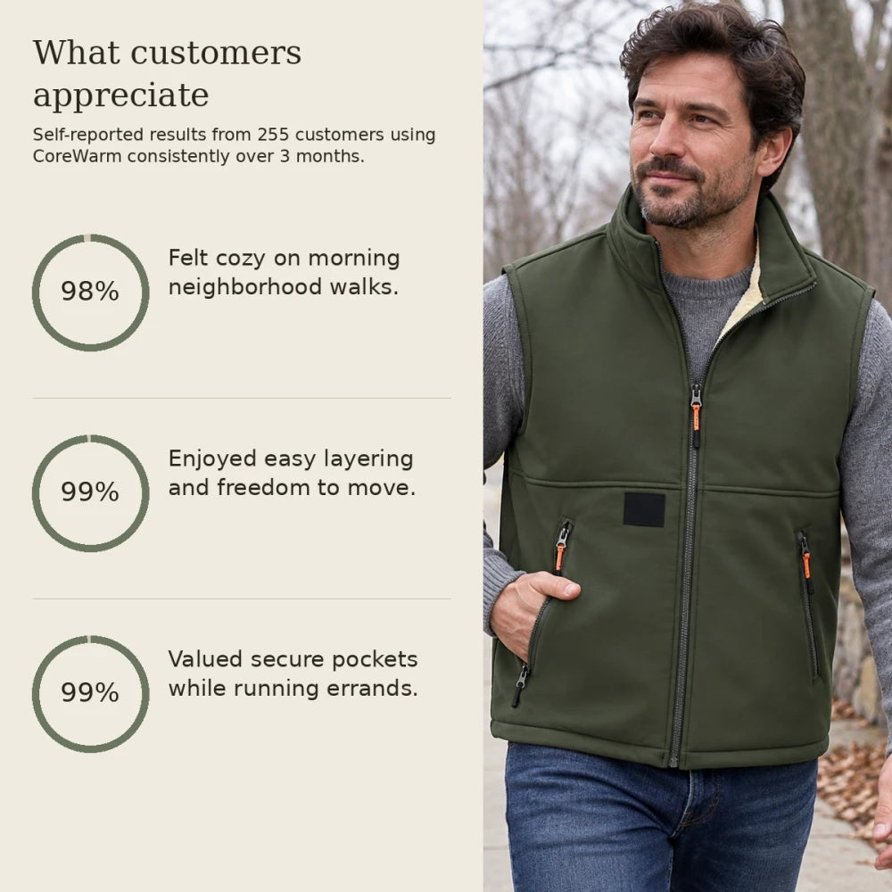 50% OFF TODAY | CoreWarm™ - Fleece Lined Vest
