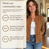 50% OFF TODAY | SuedeEase™ - Women's Suede Jacket