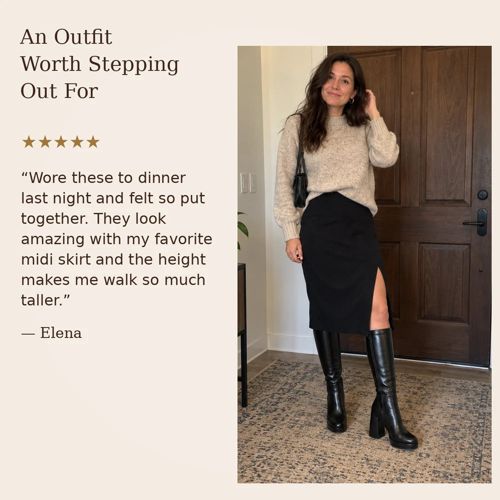 50% OFF TODAY | StepTall™ - Knee High Boots