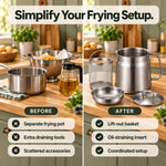 50% OFF TODAY | FryLite™ - Deep Fryer Pot Set