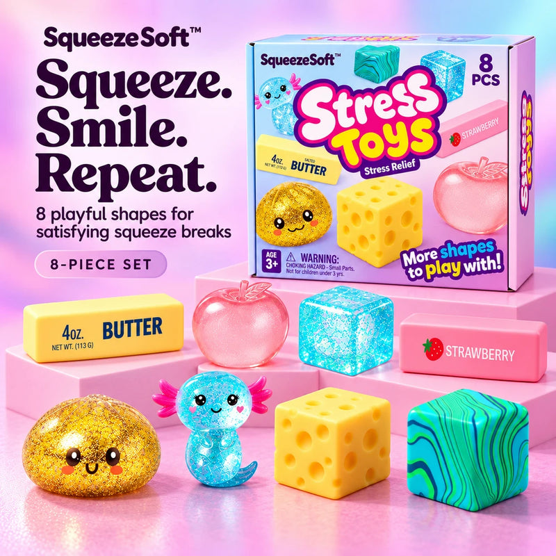 50% OFF TODAY | SqueezeSoft™ - Stress Relief Squishies