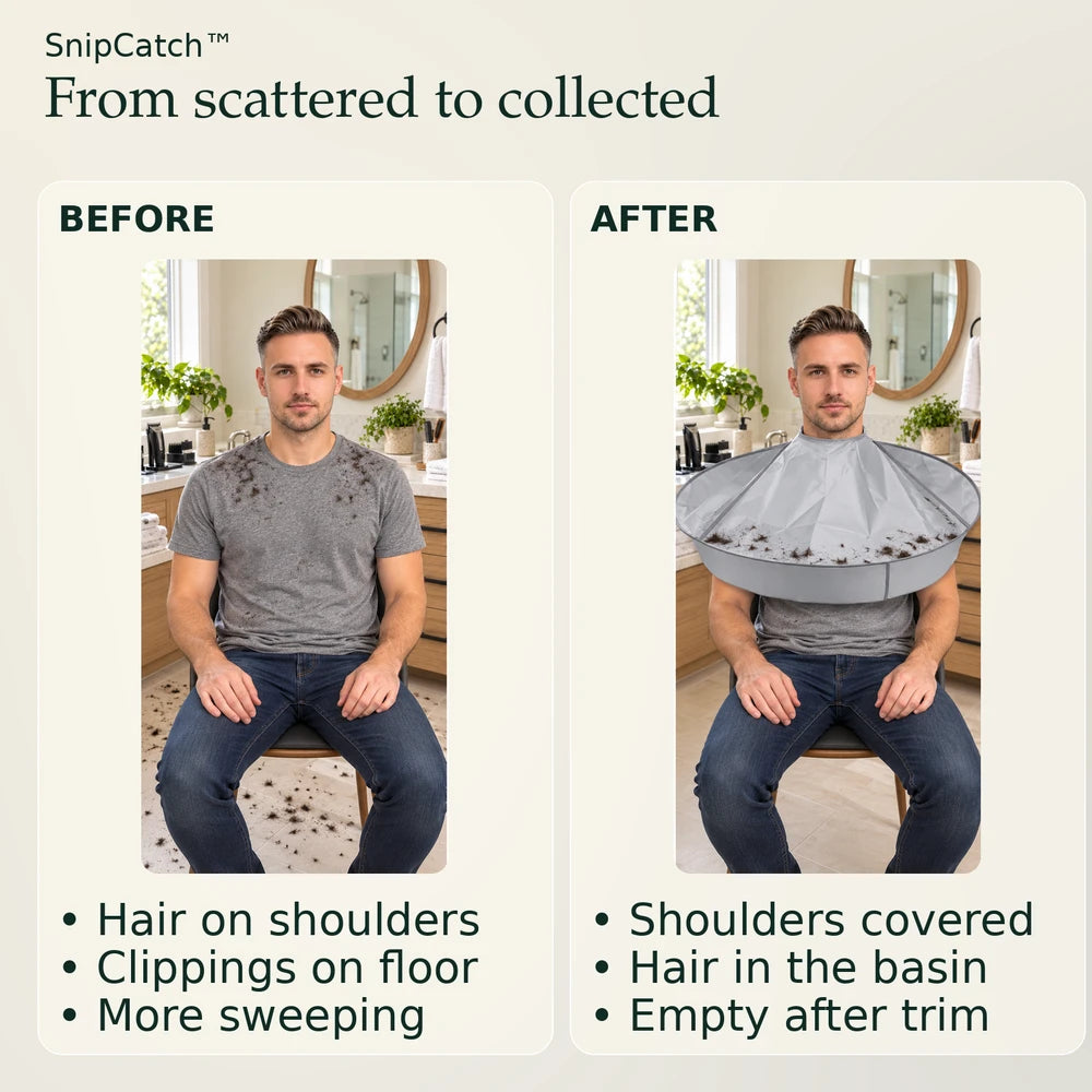 1+1 FREE TODAY | SnipCatch™ - Hair Cutting Cape