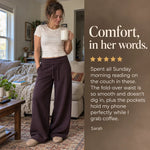 50% OFF TODAY | FoldEase™ - Wide Leg Sweatpants