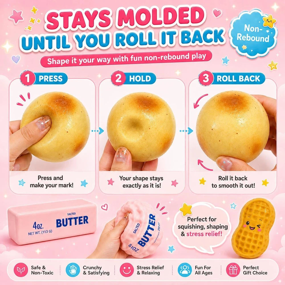 50% OFF TODAY | CrunchCalm™ - 6‑Piece Set Crunchy Squishy