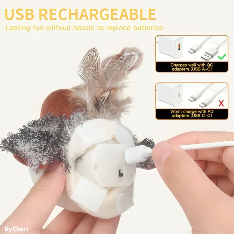 1 + 1 FREE TODAY | FuzzyTweet™ | Interactive Cat Toy