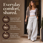 50% OFF TODAY | FoldEase™ - Wide Leg Sweatpants