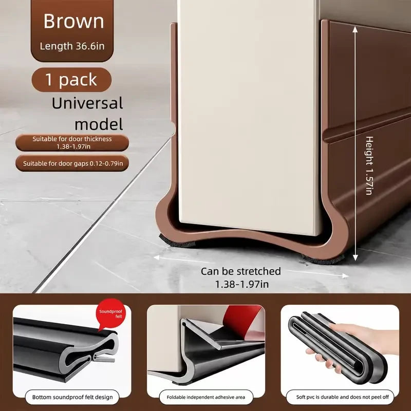 1+1 FREE TODAY | DraftHalt™ - Under-Door Draft Stopper