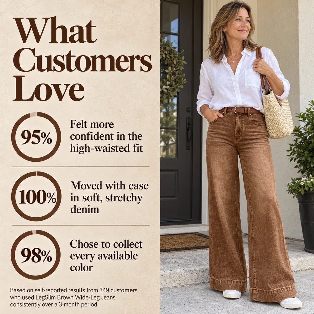 50% OFF TODAY | LegSlim™ - Wide-Leg Jeans