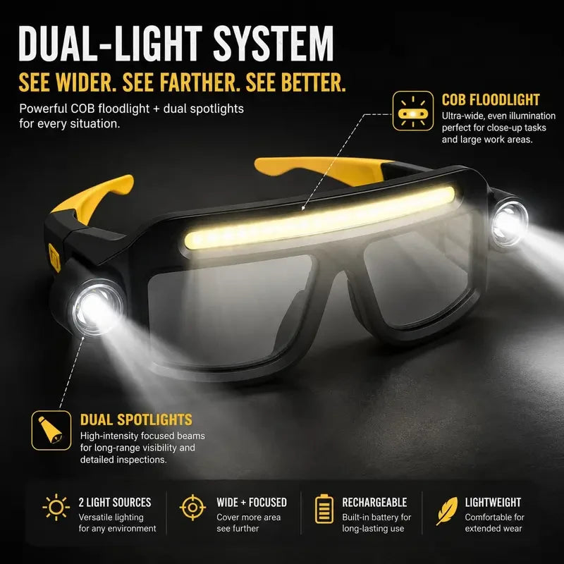 50% OFF TODAY | WaveBeam™ - LED Headlamp Glasses