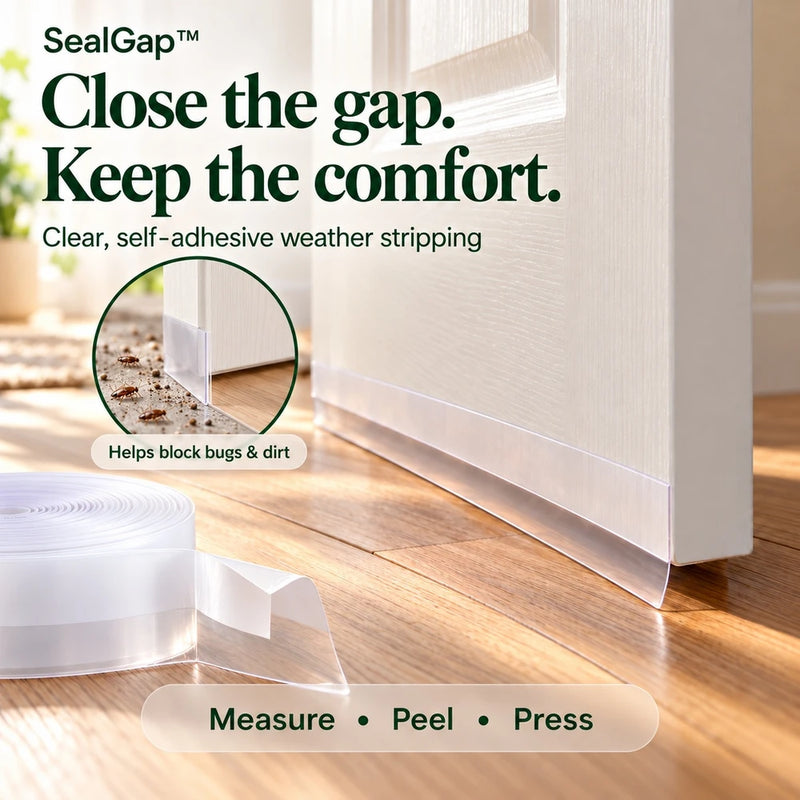50% OFF TODAY | SealGap™ - Silicone Weather Stripping