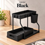 50% OFF TODAY | SinkGlide™ - 2-Tier Under-Sink Rack